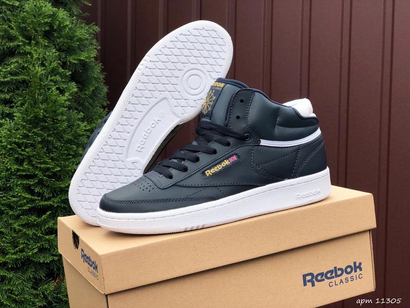 Женские высокие кожаные кроссовки reebok classic — ціна 1650 грн у ...