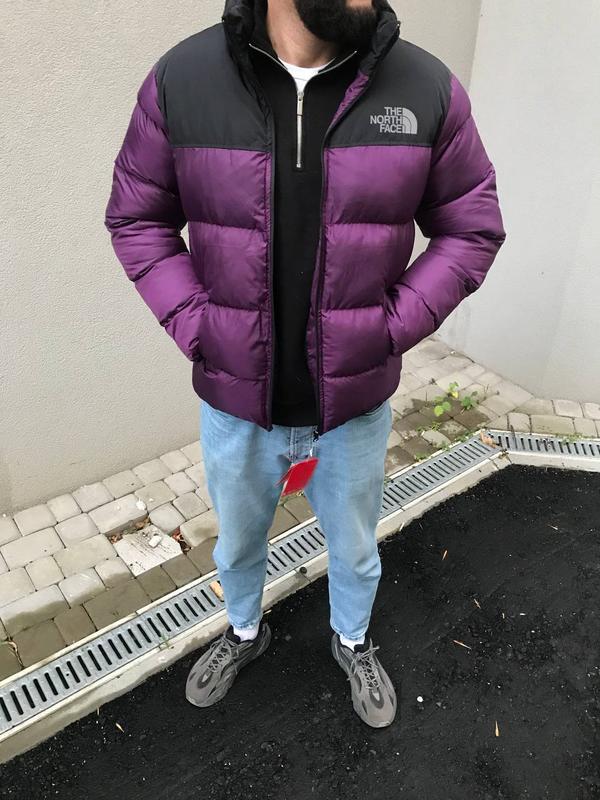 Мужская фиолетовая куртка пуховик the north face — ціна 2099 грн у ...