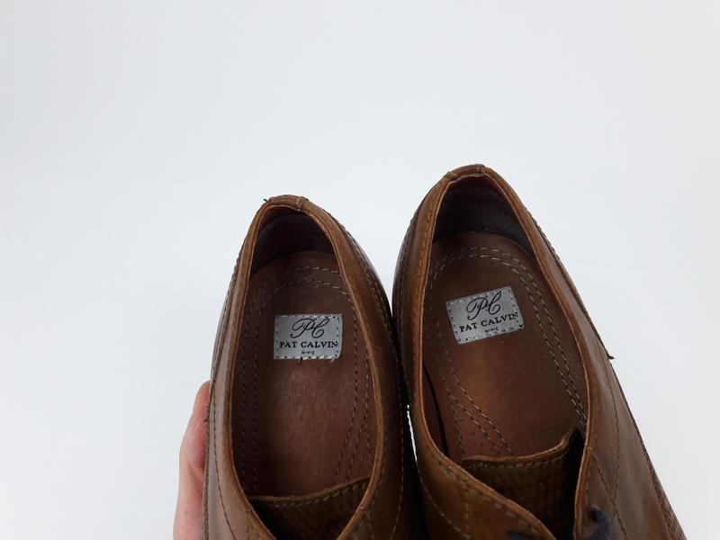 Pat calvin made in india мужские туфли с натуральной кожи — цена 580 грн в  каталоге Туфли ✓ Купить мужские вещи по доступной цене на Шафе | Украина  #15726896
