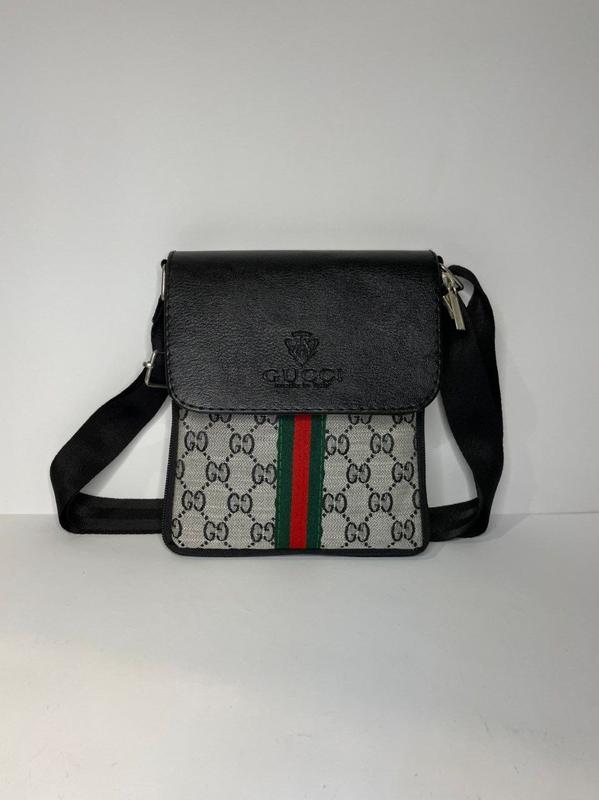 Сумка через плечо барсетка gucci мужская не оригинал гучи — цена 999 ...