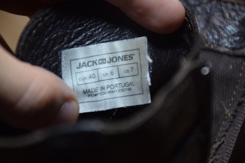 Ботинки jack jones jj siti leather. handmade in portugal. оригинал. 41 - 42  р./26.5 см.: купить по доступной цене в Киеве и Украине | SHAFA.ua