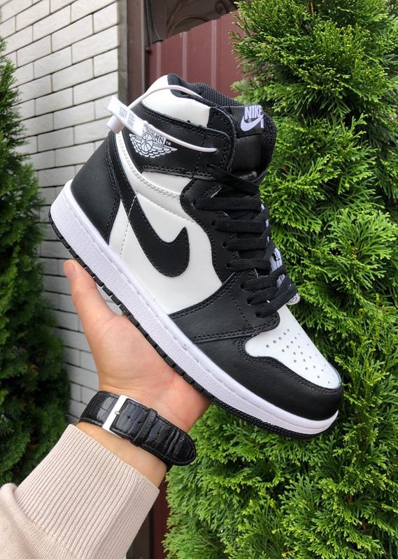 Кроссовки женские nike air jordan 1 retro high черные кросівки жіночі ...