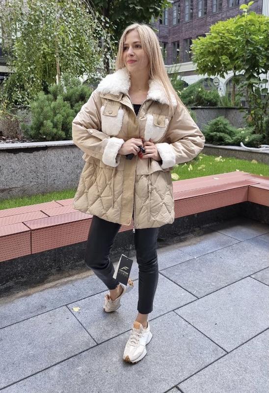 Куртка зимова жіноча пуховик жіночий пух та шерсть натуральний — ціна ...