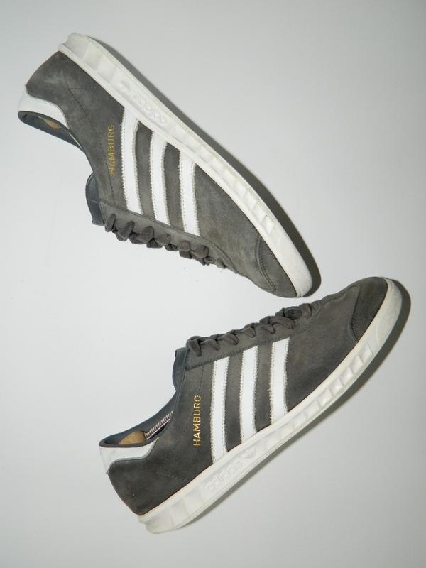 adidas hamburg solid grey and black