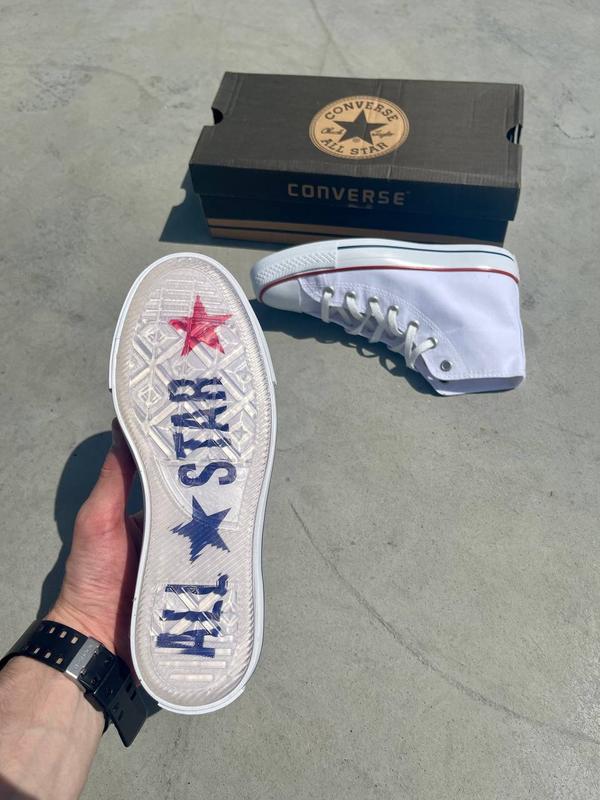 Чоловічі кросівки converse chuk taylor classic high white мужские ...