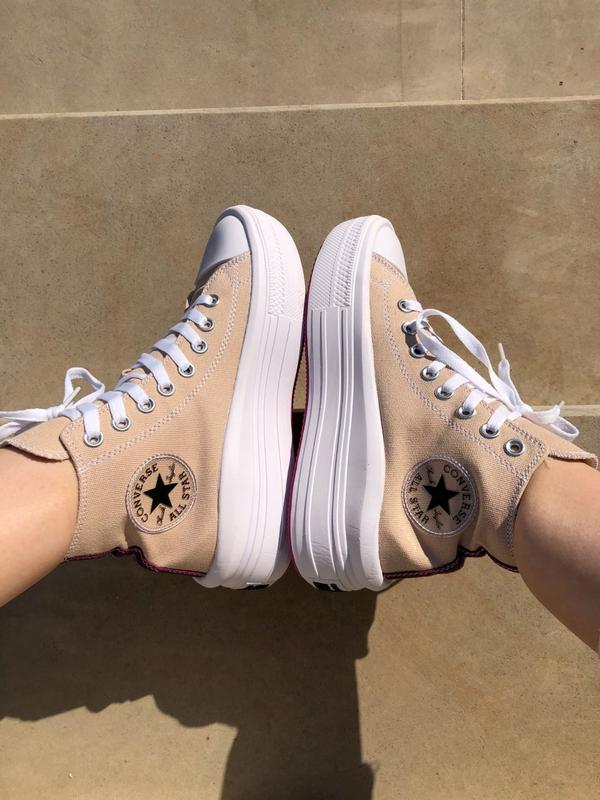 Жіночі кеди converse chuk taylor all star move high top yellow женские ...