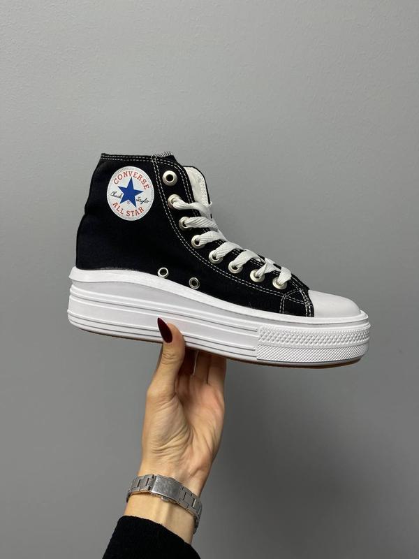 Жіночі кеди converse chuk taylor all star move high top женские кеды ...