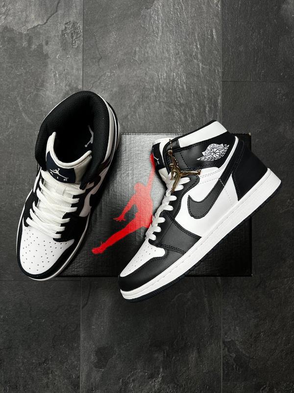 Кросівки чоловічі джордан 1 високі nike jordan 1 dark blue, кроссовки ...