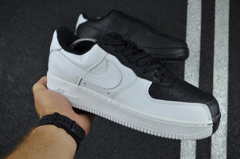 air force 1 low split white black