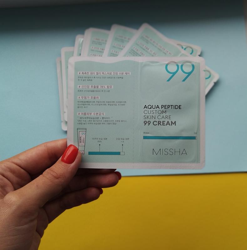 missha aqua peptide custom skin care