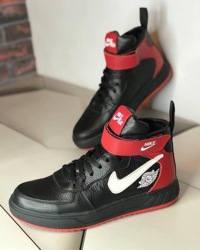 Мужские кожаные ботинки nike с липучкой ️ — цена 2250 грн в каталоге ...