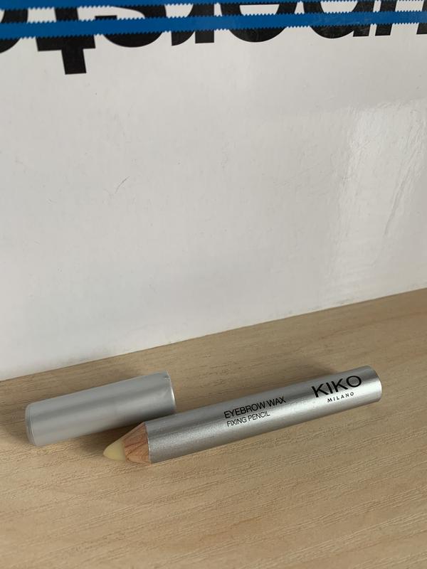 Восковий олівець для фіксацї брів kiko milano eyebrow wax fixing pencil