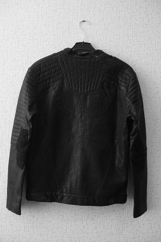 napp jeans leather jacket