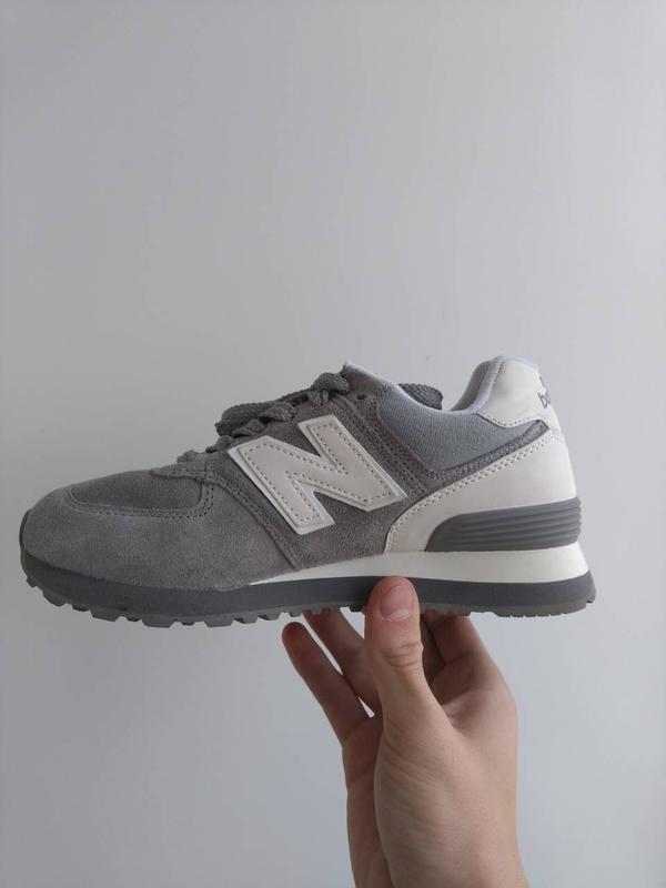 new balance 574 reflective grey