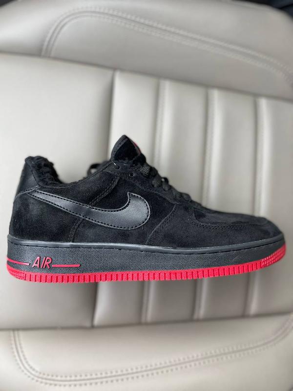 nike air force 1 low black red 2099 104493611