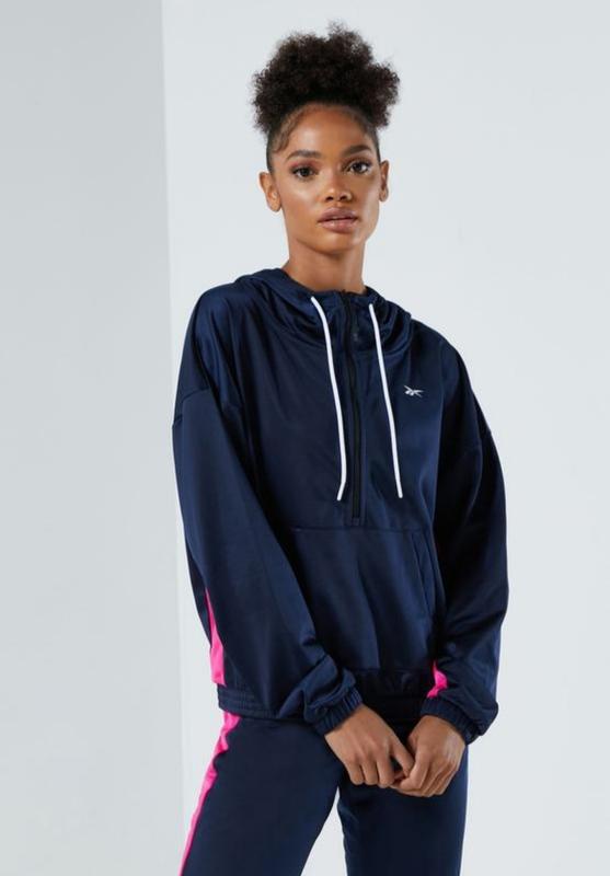 Reebok спортивная кофта анорак мастерка кенгуру худи эластик — ціна 500 ...