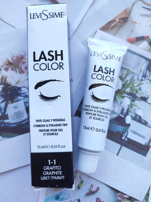 Фарба для брів і вій 1-1 графіт levissime lash color — цена 180 грн в ...