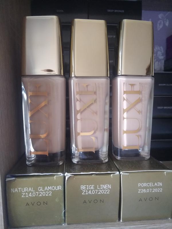 Тональный крем эйвон natural glamour,beige linen, porcelain — цена 424 ...