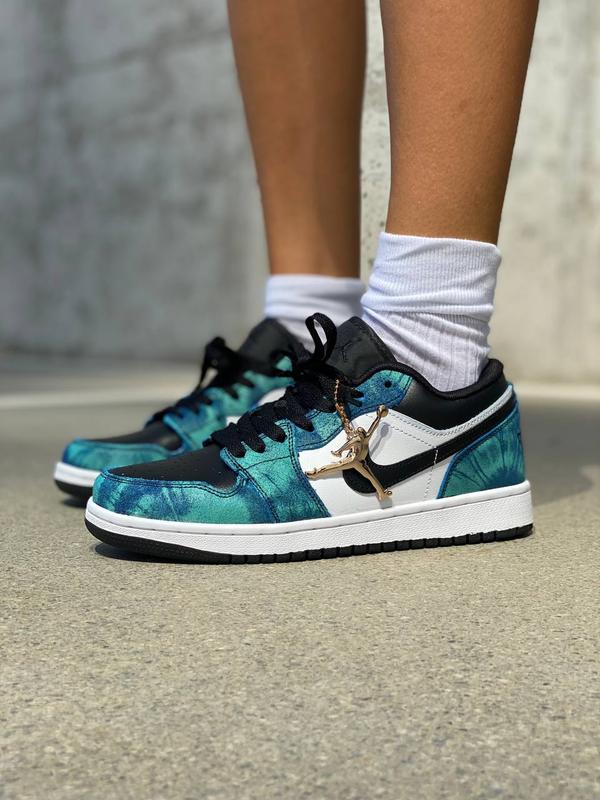 Nike air jordan 1 low cat eye низькі кросівки найк джордан смарагдові ...