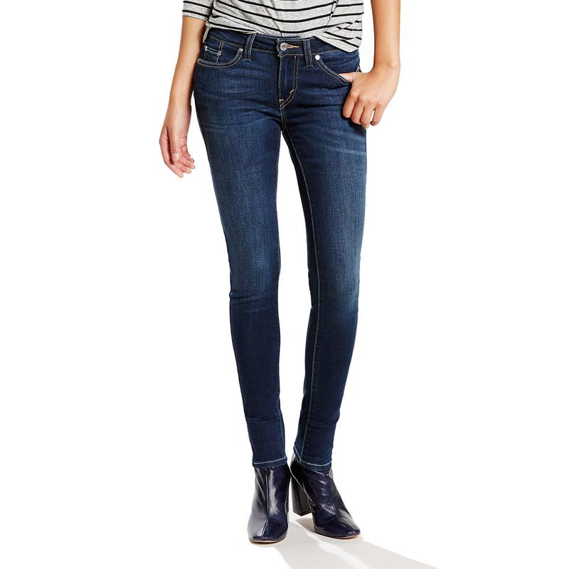 levis 535 legging 104692722 scarf detailed straight leg jeans Blau 597