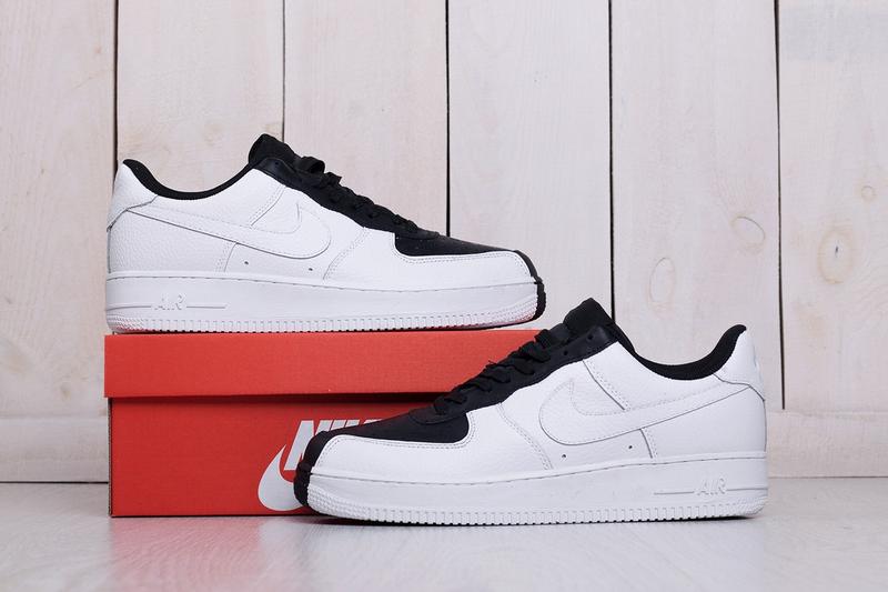 air force 1 low split black and white