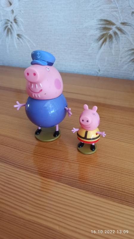 Набір фігурок свинка пеппа і дідусь свин peppa pig — ціна 55 грн у ...