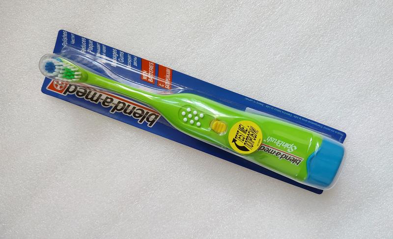  зубная щетка на батарейках blend-a-med spinbrush — цена .