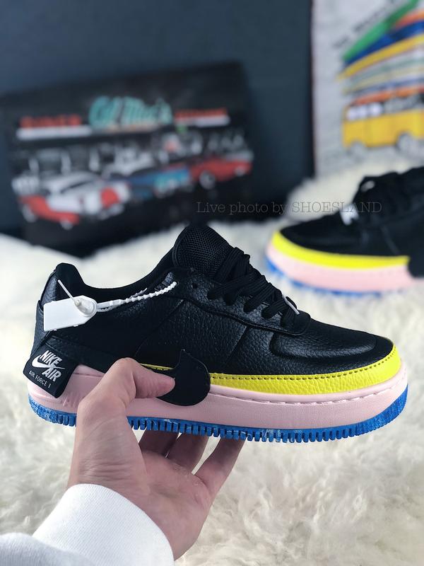 Nike air force 1 jester black hot sale sonic yellow