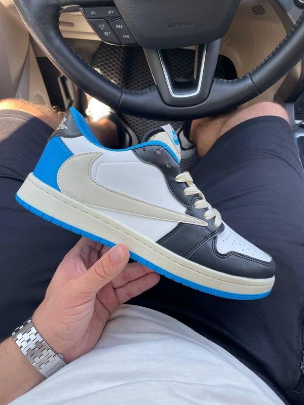 Кросівки найк айр джордан низькі nike jordan 1 low x travis scott ...