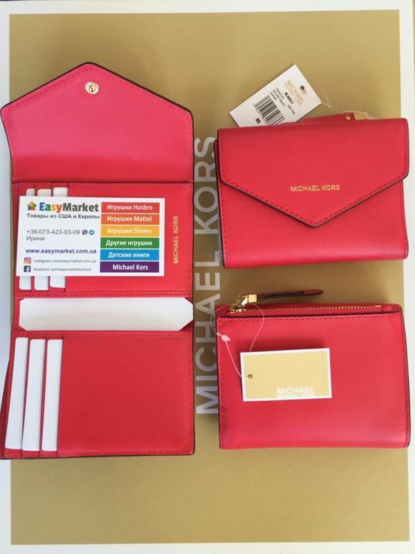 michael kors small leather envelope wallet