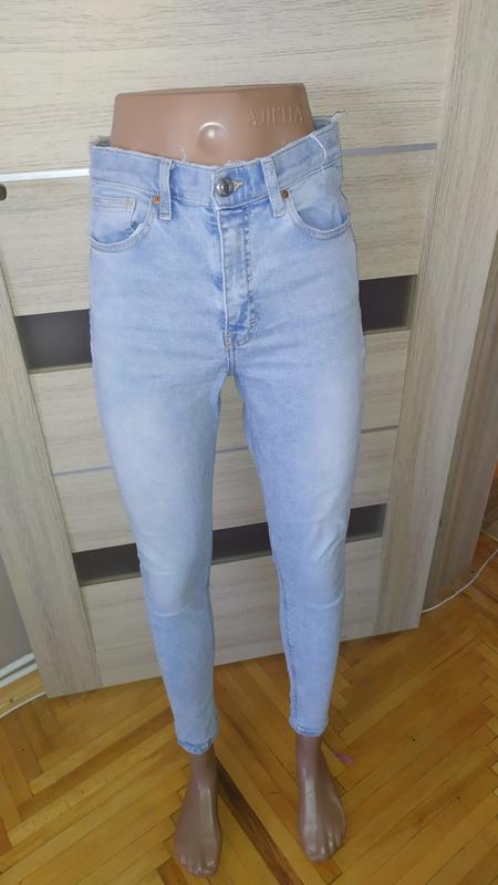 Джинсы скини потертости базовые высокие — ціна 130 грн у каталозі ...