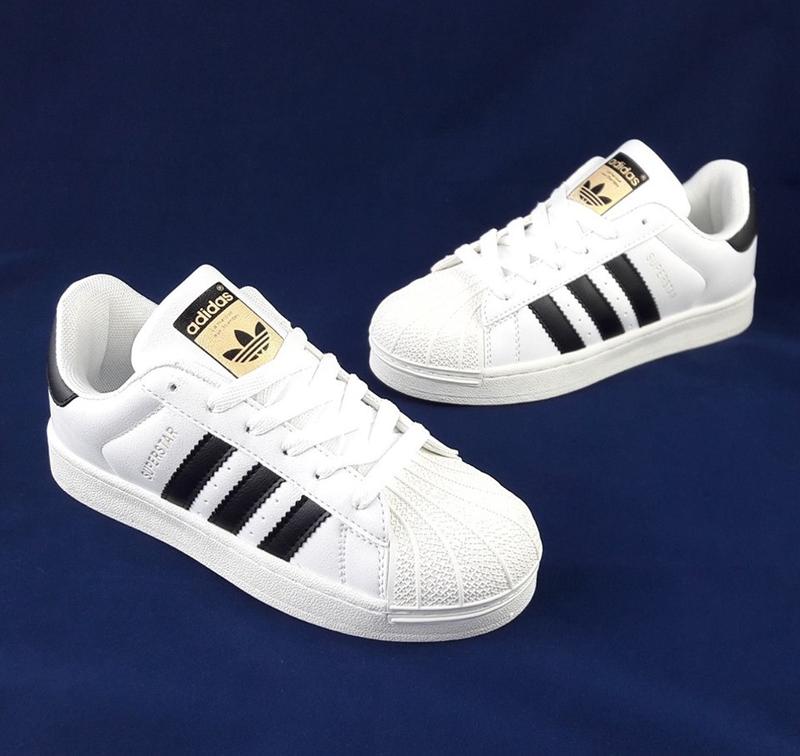 Кроссовки adidas superstar белые адидас суперстар кожаные (размеры: 37 ...