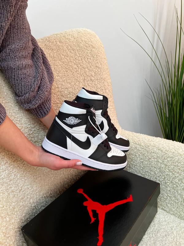 Кросівки жіночі найк аір джордан осінь-весна, nike air jordan black ...