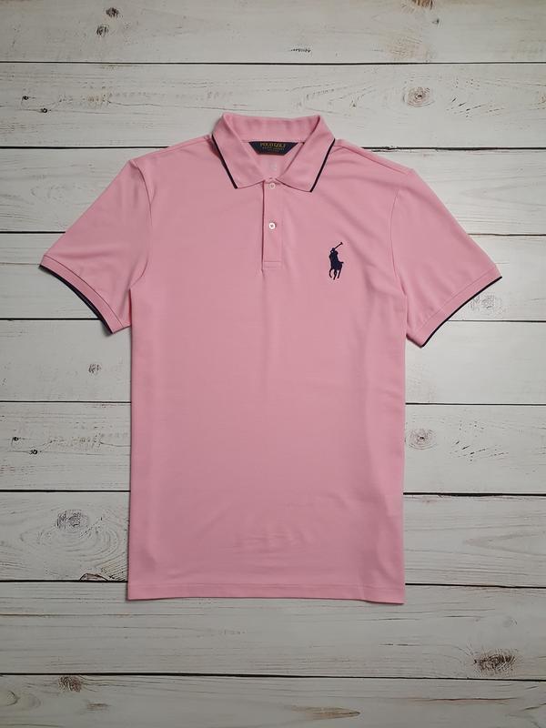 Мужская коттоновая футболка поло polo ralph lauren / поло ральф лорен ...