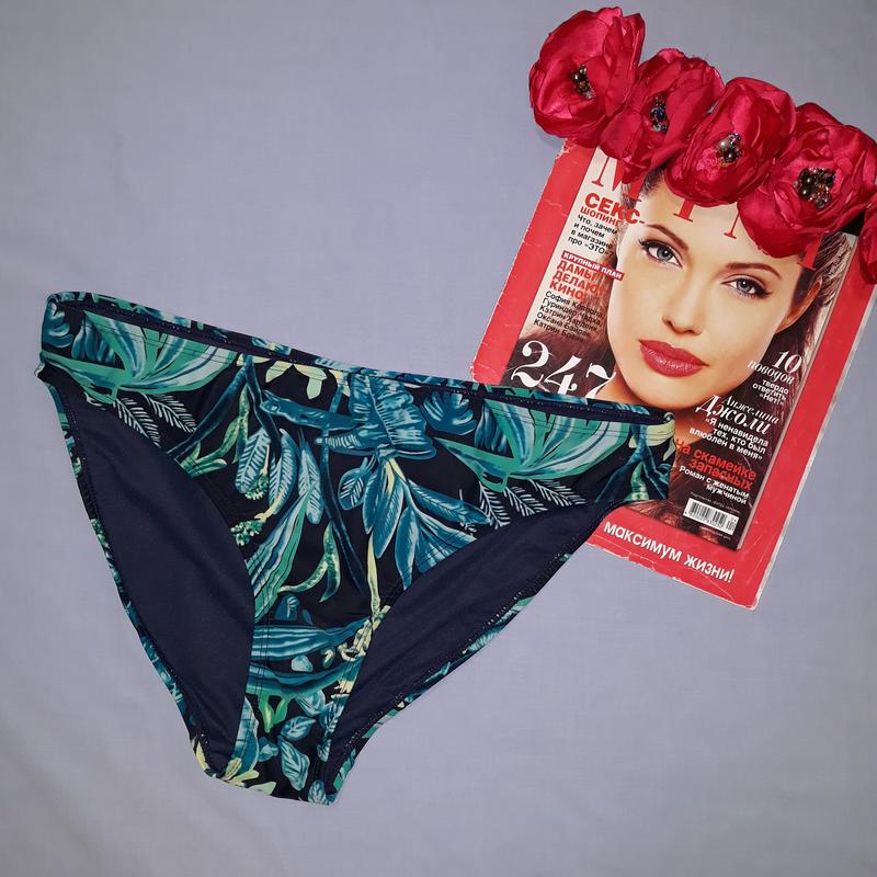 Низ от купальника женские плавки размер 48 / 14 черный бикини новый ...