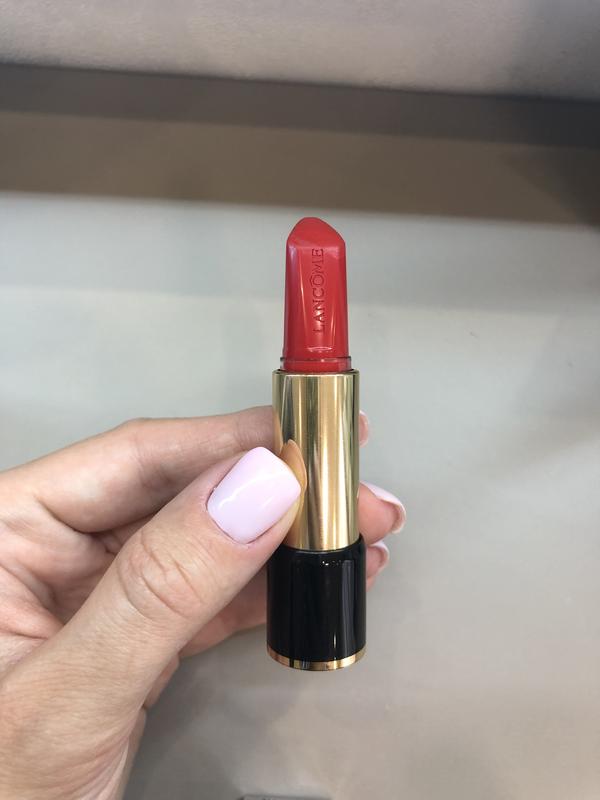 Lancome l'absolu rouge ruby cream стійка помада ланком помада стойкая ...