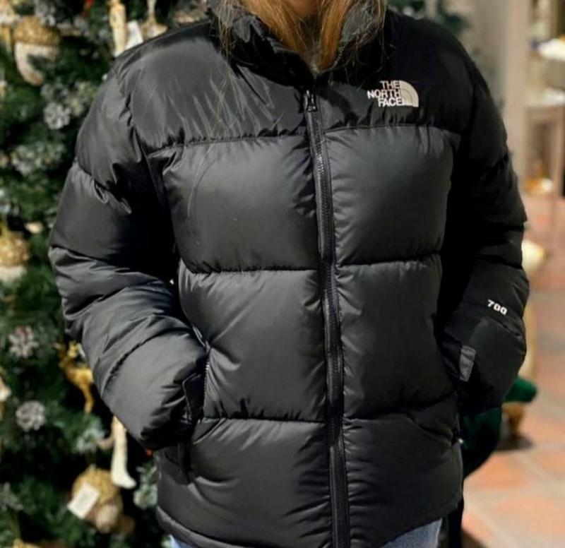 Хіт продажів! жіночий пуховик, зимова куртка, чорна, унісекс тнф tnf ...