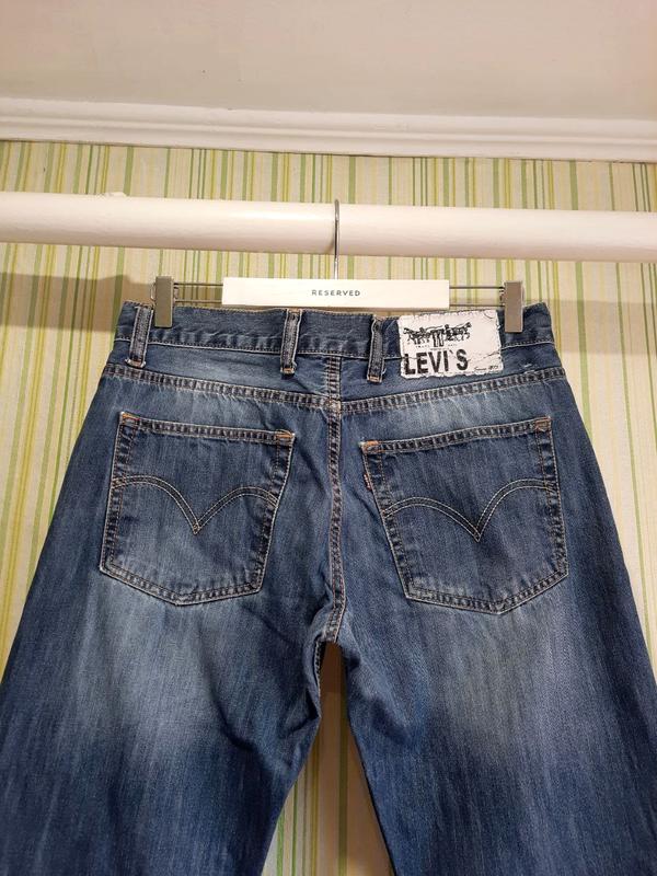 Мужские джинсы levis / синие классические штаны левайс на осень — цена ...