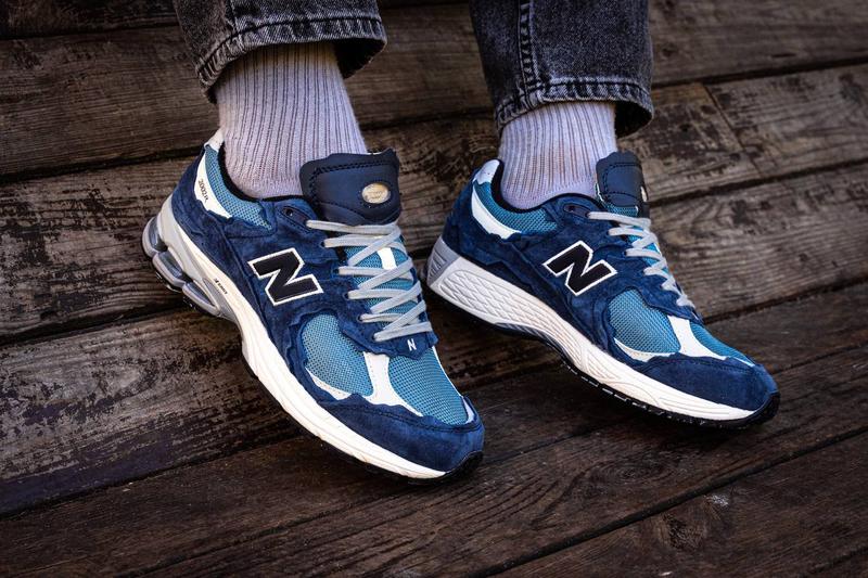 New balance 2002 r blue кросівки чоловічі осінь-весна нью баланс ...