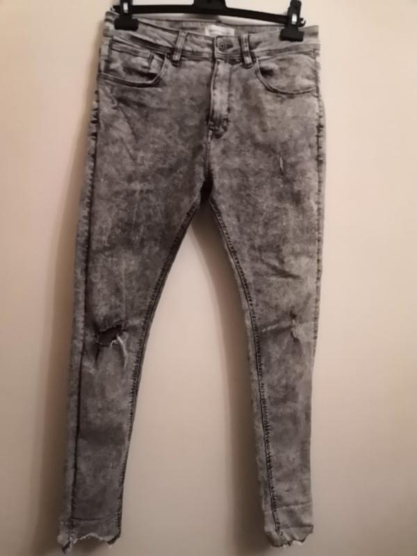 Джинсы скини рваные мужские bershka denim — цена 210 грн в каталоге ...