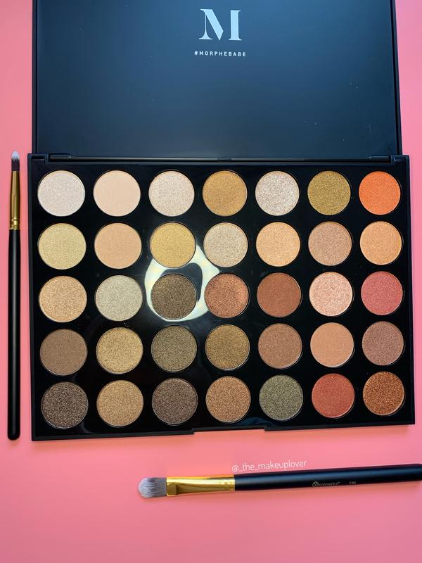morphe 35os 35 color shimmer nature glow eyeshadow palette 1065 106077986