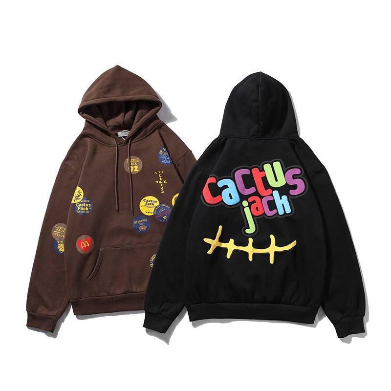 Cactus jack smile hoodie hotsell