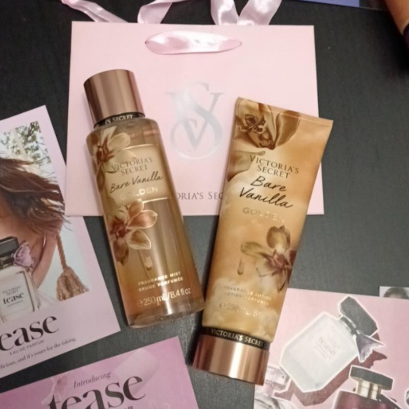 Новинка! парфюмированый набор bare vanilla golden victoria's secret ...
