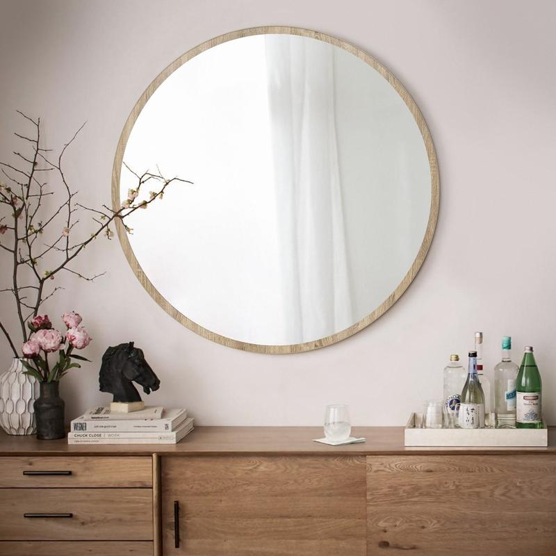 Зеркало настенное круглое 1000 мм. зеркала для прихожей, гостиной ...