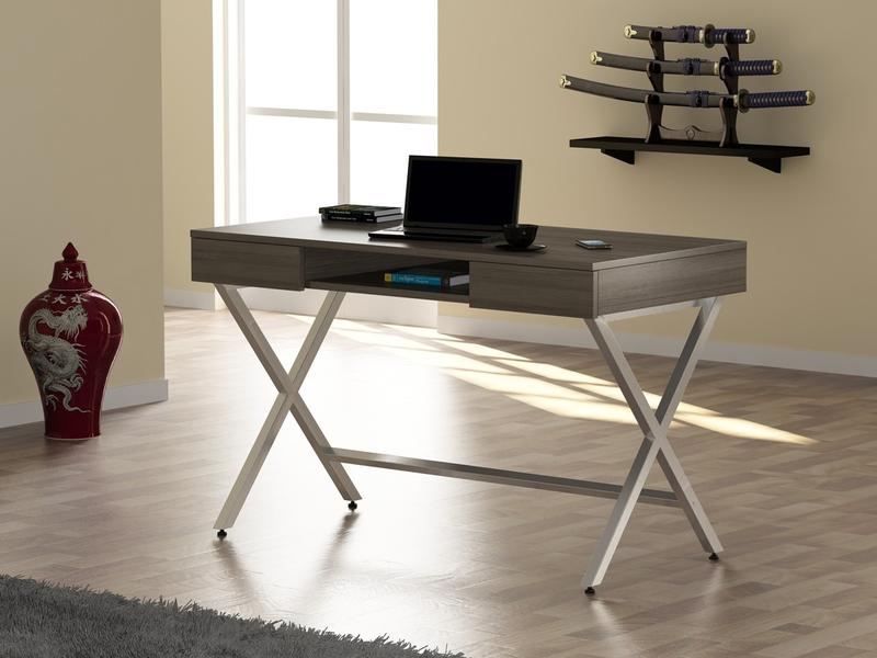 Письменный стол loft design l-15 120х60х75 см дуб палена. компьютерный ...