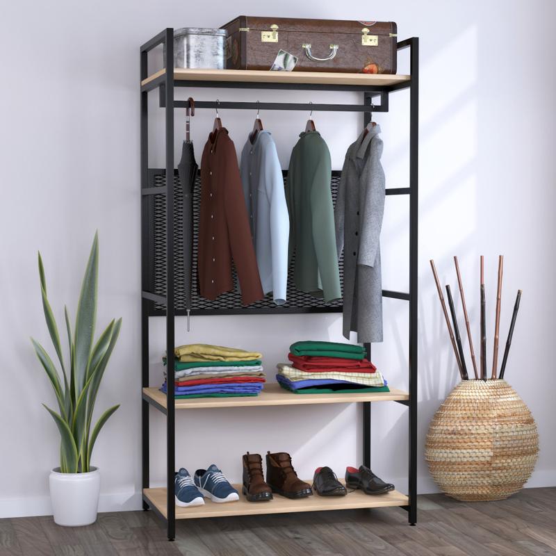 Стеллаж для одежды lv-100 loft design дуб борас для дома и офиса ...