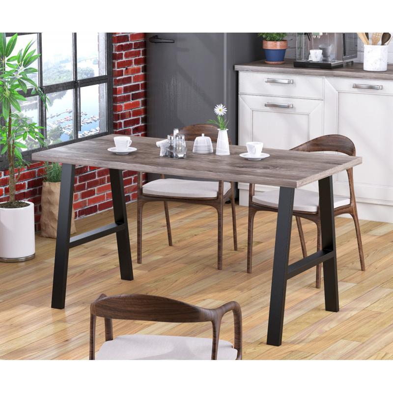 Стол обеденный атлант loft design 138х70х76 см дуб палена. кухонный ...