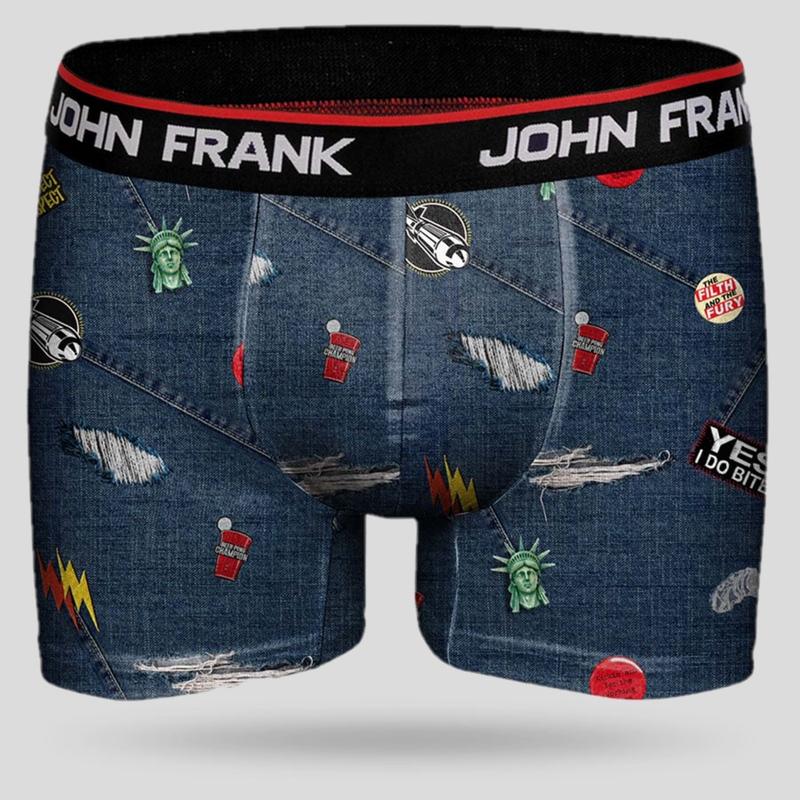 Трусы мужские john frank джинсовые jfbd225 — цена 599 грн в каталоге ...
