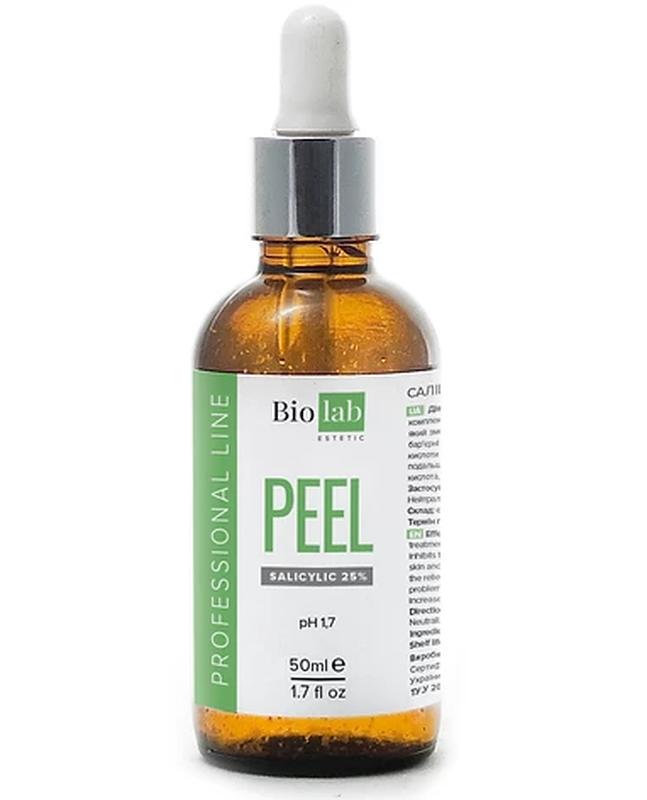Салициловый пилинг 25% salicylic peels 25%, рн 1.7 50 мл — цена 1190 ...