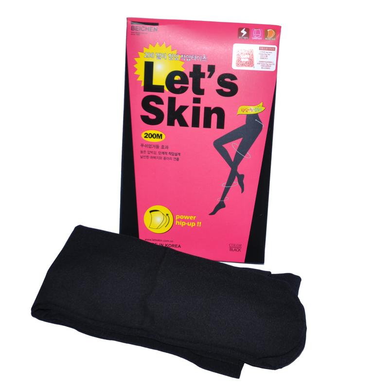 Корейские утягивающие колготки let`s slim с удобной талией 200 den ...